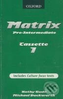 Matrix - Pre-Intermediate - Cassettes - Kathy Gude, Michael Duckworth - audiokniha z kategorie Jazykové učebnice a slovníky