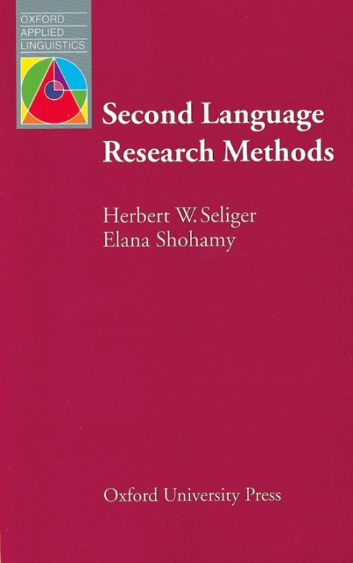Oxford Applied Linguistics Second Language Research Methods Oxford University Press