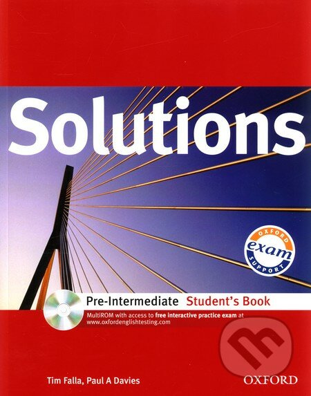 MATURITA SOLUTIONS Pre-Intermediate STUDENT´S BOOK + CD-ROM ( International English Edition) Oxford University Press