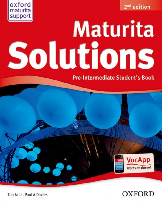 Maturita Solutions Pre-Intermediate Student´s Book 2nd Edition - Paul A Davies, Tim Falla