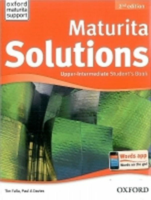 Maturita Solutions 2nd Edition Upper Intermediate Student´s Book Czech Edition - Tim Falla, Paul Davies