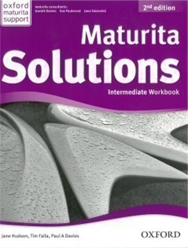 Maturita Solutions (2nd Edition) Intermediate Workbook with online audio Oxford University Press