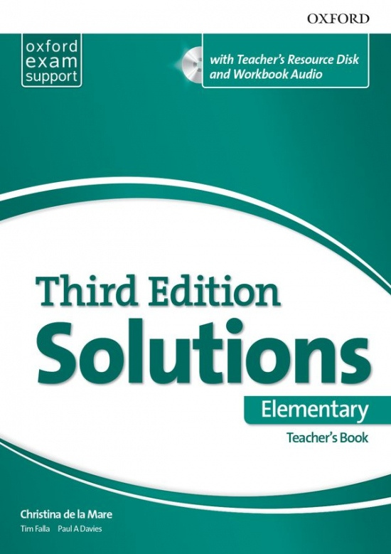 Maturita Solutions 3rd Elementary Essentials Teachers Book &amp; Resource Disc Pack - Tim Falla, Paul A Davies, Christina de la Mare