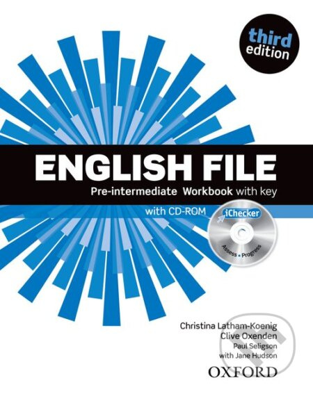 New English File - Pre-Intermediate - Workbook with Key - kniha z kategorie Jazykové učebnice a slovníky