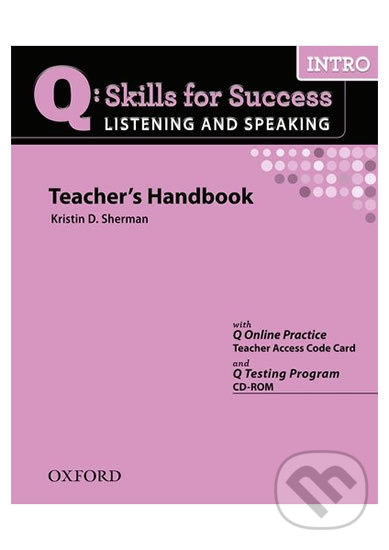 Q: Skills for Success: Listening and Speaking Intro - Teacher´s Handbook with Q Testing Program - kniha z kategorie Jazykové učebnice a slovníky
