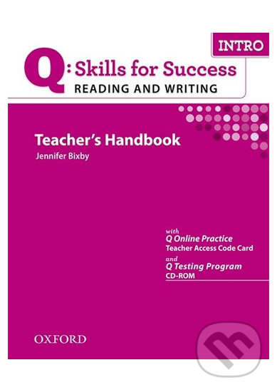 Q: Skills for Success: Reading and Writing Intro - Teacher´s Handbook with Q Testing Program - kniha z kategorie Jazykové učebnice a slovníky