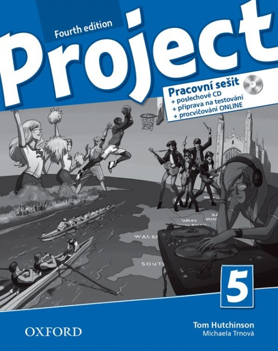 Project Fourth Edition 5 Pracovní sešit s poslechovým CD a přípravou na testování - Tom Hutchinson, M. Trnová