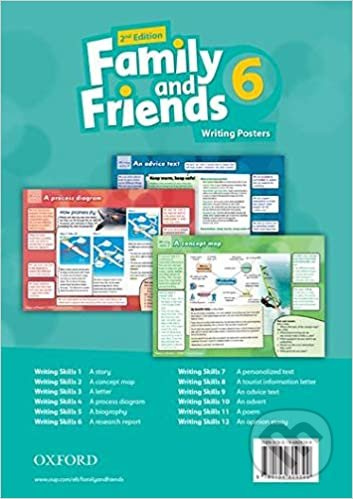 Family and Friends 2nd Edition 6 Posters Oxford University Press