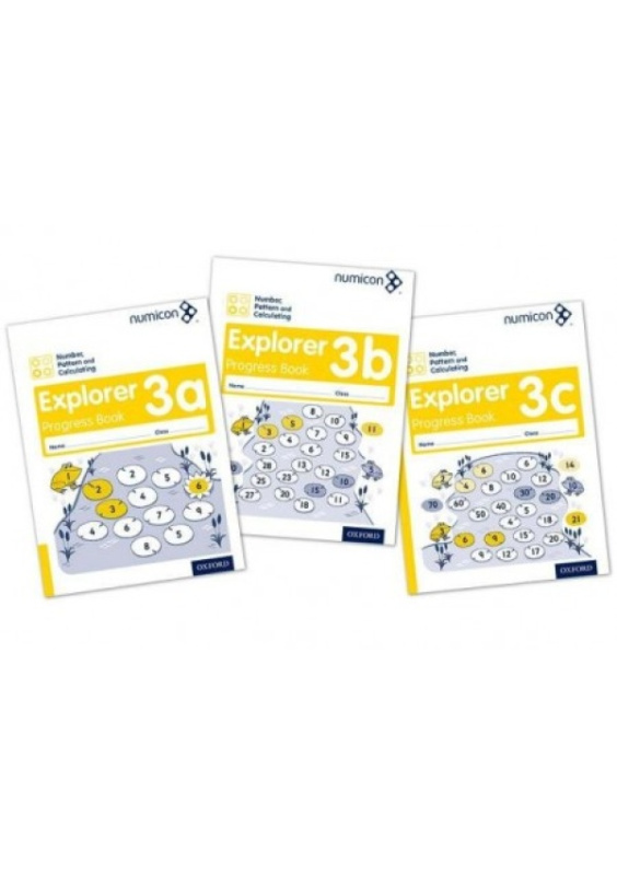 Numicon: Number, Pattern and Calculating 3 Explorer Progress Books ABC (Mixed pack) Oxford University Press
