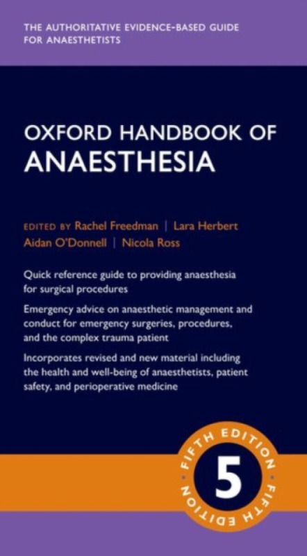 Oxford Handbook of Anaesthesia Oxford University Press