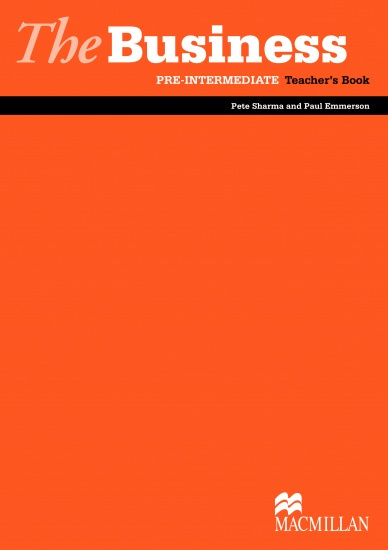 The Business Pre- Intermediate Teacher´s Book Macmillan