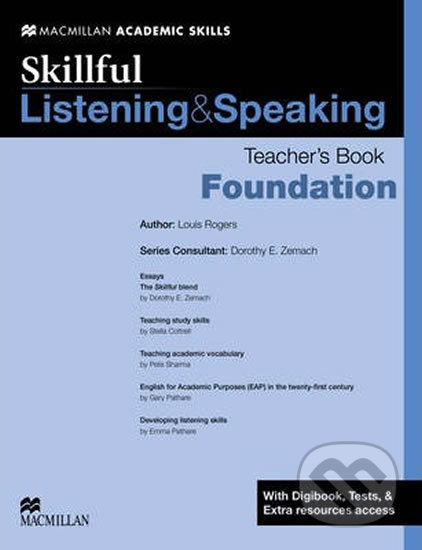 Skillful Listening & Speaking: Foundation Teacher´s Book + Digibook + Audio CD - kniha z kategorie Jazykové učebnice a slovníky