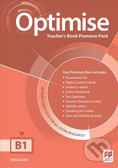 Optimise B1: Teacher´s Book Premium Pack - Anna Cole - kniha z kategorie Jazykové učebnice a slovníky
