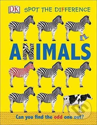 Spot the Difference Animals (Can you Find the Odd One Out?) - kniha z kategorie Pro děti