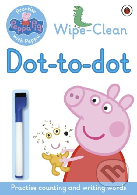 Practise with Peppa: Wipe-clean Dot-to-Dot - kniha z kategorie Hlavolamy, doplňovačky, úkoly