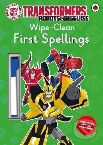 Transformers: Robots in Disguise - Wipe-Clean First Spellings - kniha z kategorie Naučné knihy