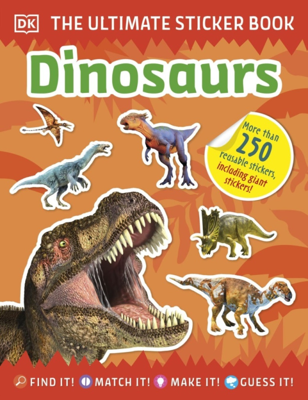 Ultimate Sticker Book Dinosaurs - kniha z kategorie Samolepky