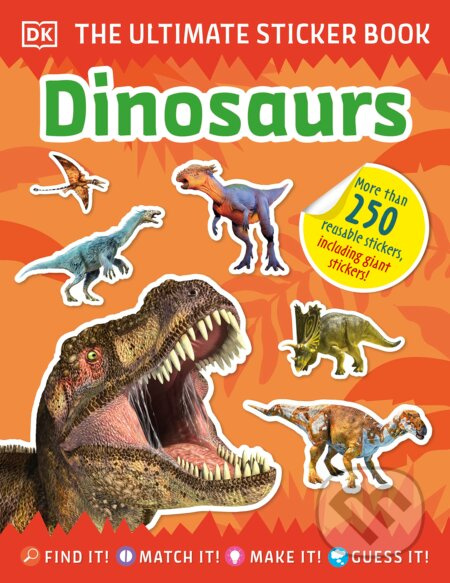 Ultimate Sticker Book Dinosaurs - kniha z kategorie Samolepky