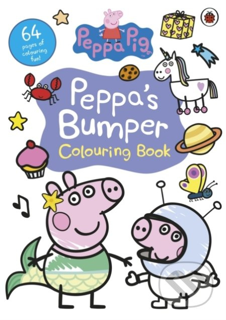 Peppa Pig: Peppa’s Bumper Colouring Book - kniha z kategorie Omalovánky, vystřihovánky, papír