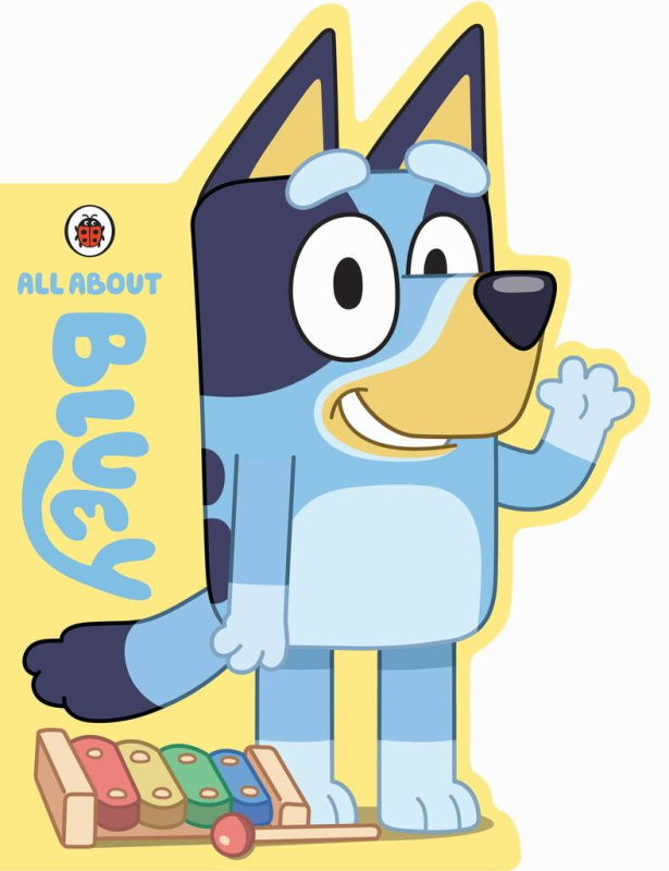 Bluey: All About Bluey (A Bluey-Shaped Board Book) - kniha z kategorie Pro děti