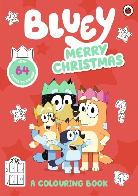 Bluey: Merry Christmas: A Colouring Book -  Autor Neuveden