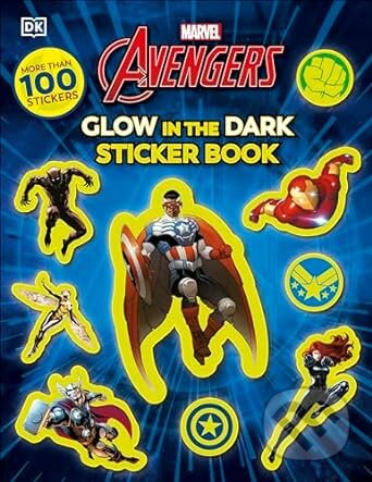 Marvel Avengers Glow in the Dark Sticker Book - kniha z kategorie Pro děti