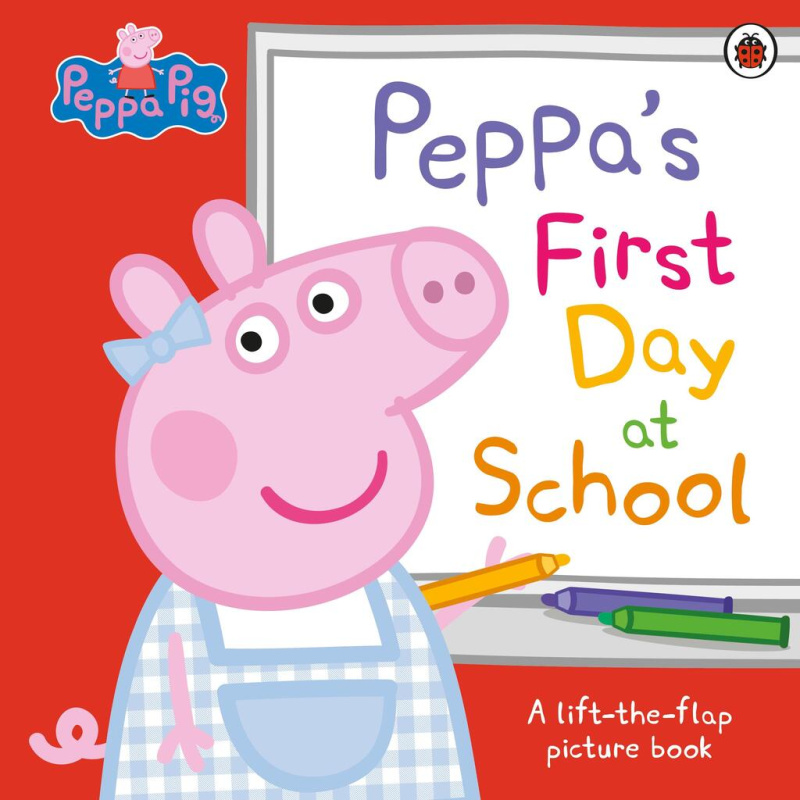 Peppa Pig: Peppa’s First Day at School (A Lift-the-Flap Picture Book) - kniha z kategorie Pro děti
