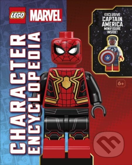 LEGO Marvel Character Encyclopedia (With Exclusive Captain America Minifigure) - kniha z kategorie Beletrie pro děti