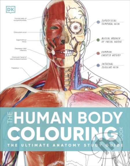 The Human Body Colouring Book (The Ultimate Anatomy Study Guide) - kniha z kategorie Odborné a naučné