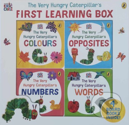 The Very Hungry Caterpillar’s First Learning Box (4 board books) - kniha z kategorie Pro děti
