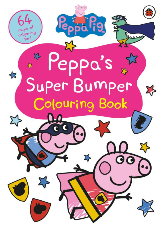 Peppa Pig: Peppa’s Super Bumper Colouring Book - Peppa Pig - kniha z kategorie Beletrie pro děti