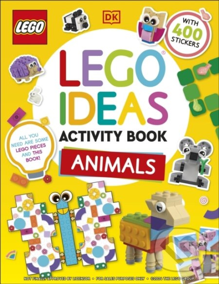 LEGO Ideas Activity Book Animals (Packed with LEGO Building and Sticker Activities and Fun Facts. With 400 Stickers!) - kniha z kategorie Naučné knihy