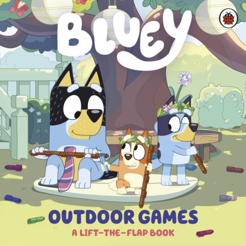 Bluey: Outdoor Games (A Lift-the-Flap Book) -  Bluey