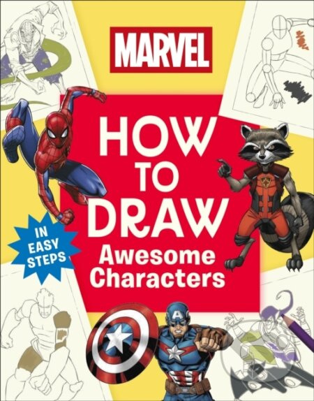 Marvel How to Draw Awesome Characters - DK - kniha z kategorie Komiksy