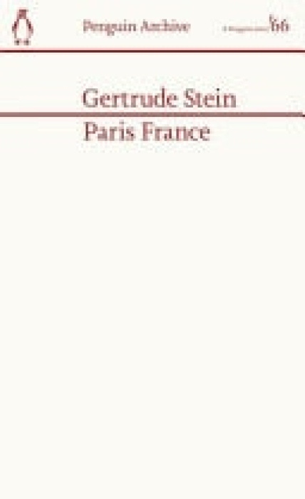 Paris France - Gertrude Stein - kniha z kategorie Beletrie