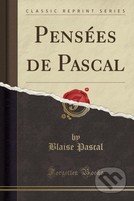 Penses De Pascal - Blaise Pascal - kniha z kategorie Filozofie