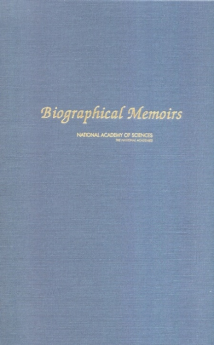 National Academies Press Biographical Memoirs - National Academy of Sciences