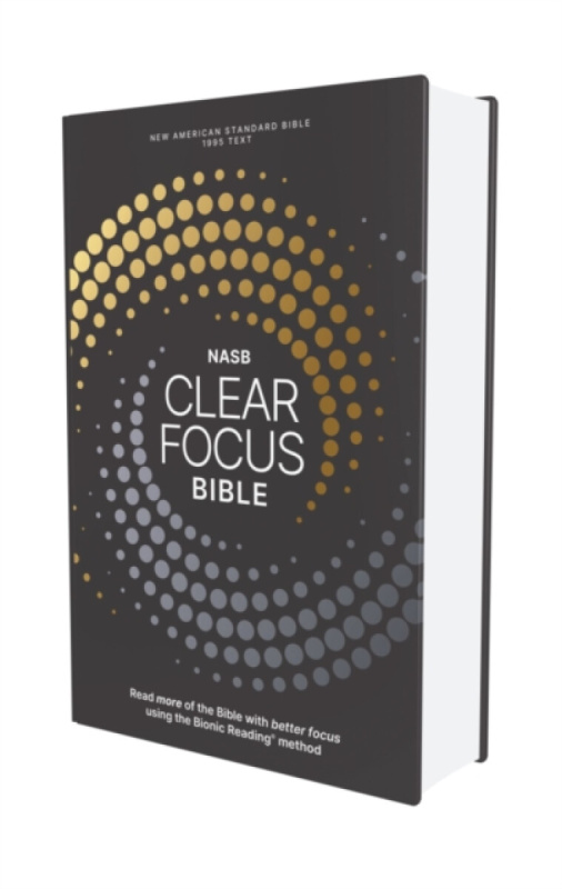 Zondervan NASB, Clear Focus Bible, Hardcover, Charcoal/Gold - Zondervan