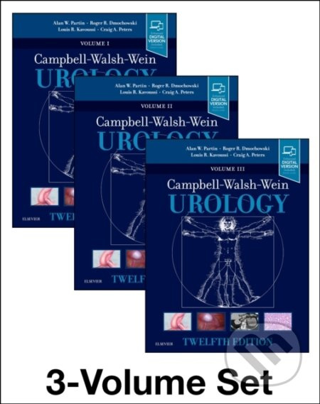 Campbell Walsh Wein Urology : 3-Volume Set (12th Edition) - kniha z kategorie Urologie