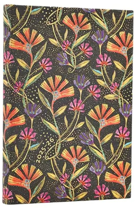 D2025/26 Wild Flowers Mini HOR -  Paperblanks