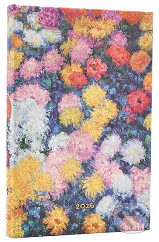 Diář 2026 Monet’s Chrysanthemums (Mini, horizontální členění) - kniha z kategorie Zápisníky, kalendáře