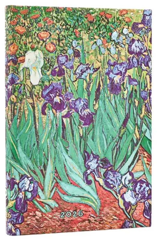 Diář 2026 Van Gogh’s Irises (Mini, horizontální členění) - kniha z kategorie Zápisníky, kalendáře