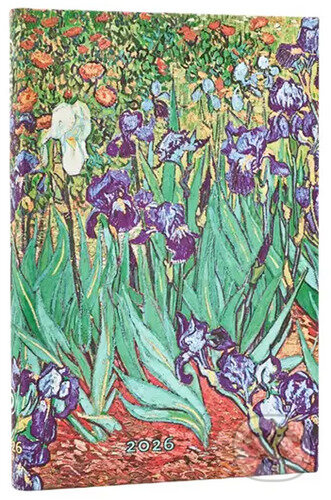 Diář 2026 Van Gogh’s Irises (Mini, horizontální členění) - kniha z kategorie Zápisníky, kalendáře