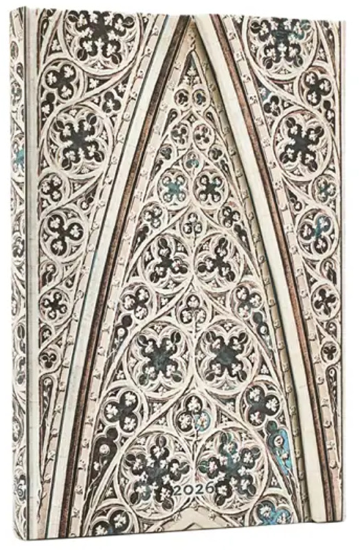 Diář 2026 Vault of the Milan Cathedral (Mini, horizontální členění)