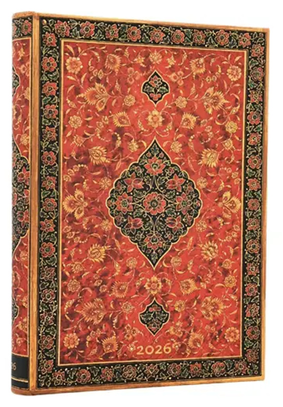 Paperblanks - týždenný diár Layla 2026 (midi, elastické zatváranie)