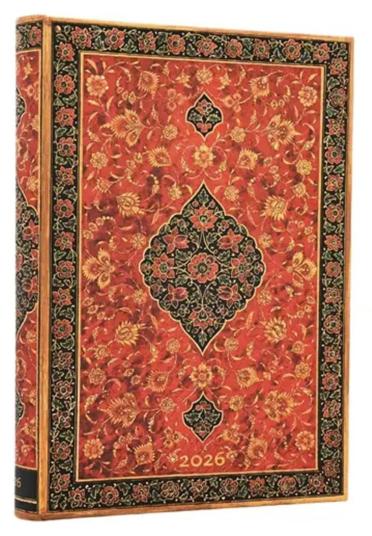 Paperblanks - týždenný diár Layla 2026 (midi, elastické zatváranie)