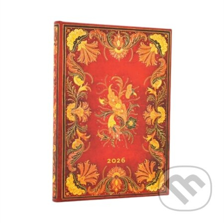 Paperblanks - týždenný diár Fiammetta 2026 (midi, horizontálny, elastické zatváranie) - kniha z kategorie Diáře