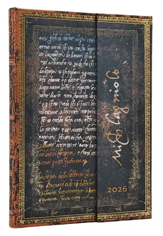 Paperblanks - týždenný diár Michelangelo, Handwriting 2026