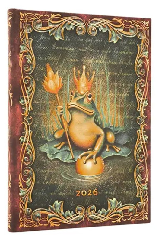 Paperblanks - týždenný diár The Brothers Grimm, Frog Prince 2026