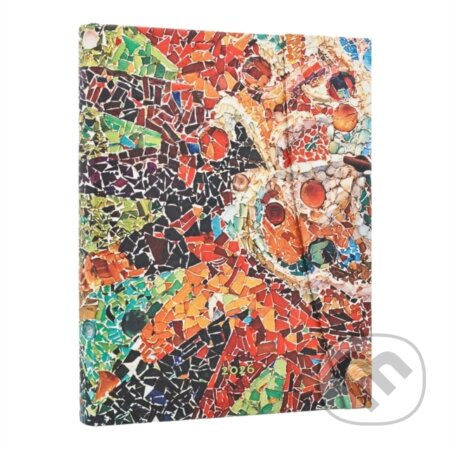 Paperblanks - denný diár Gaudi’s Sun 2026 (ultra, magnetické zatváranie)